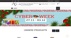 Desktop Screenshot of altingold.ch